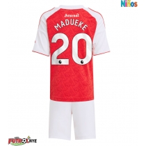 Camiseta Arsenal Noni Madueke #20 Primera Equipación para niños 2025-26 manga corta (+ pantalones cortos)